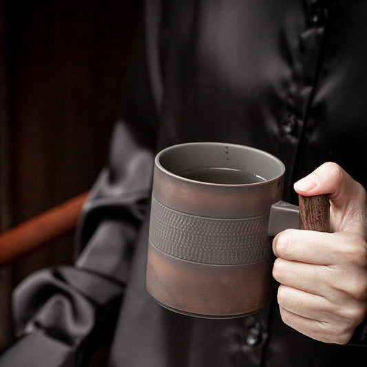 Mug isotherme en porcelaine à double paroi