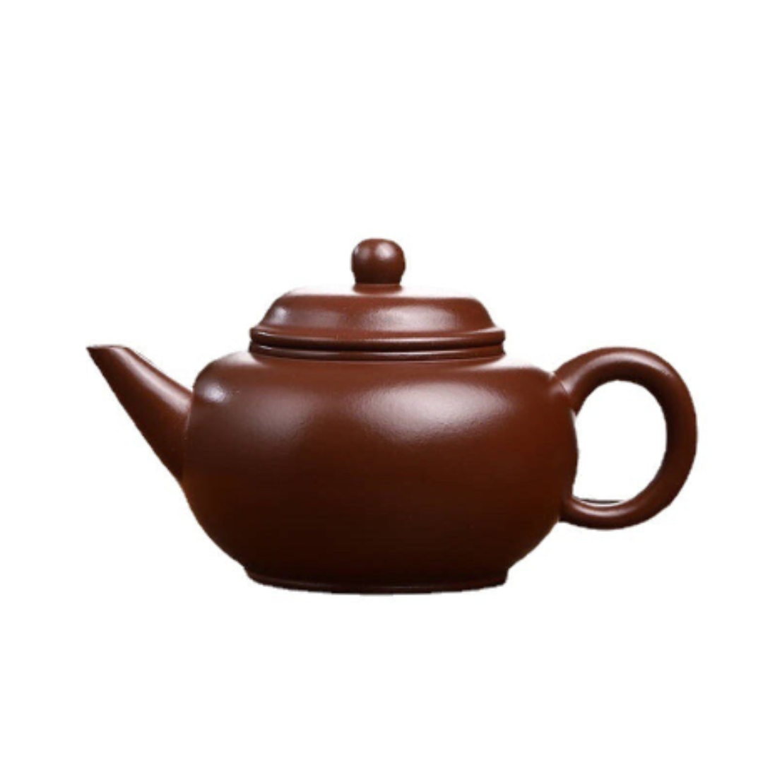 Théière artisanale en argile violette – Argile “sable sang de dragon”, 230 ml avec coffret cadeau