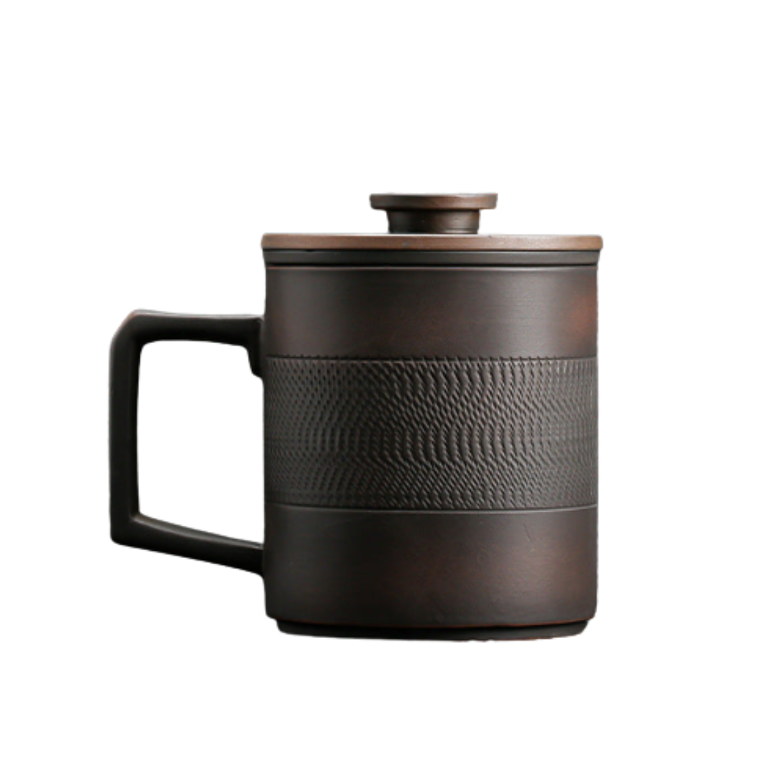 Mug isotherme en porcelaine à double paroi