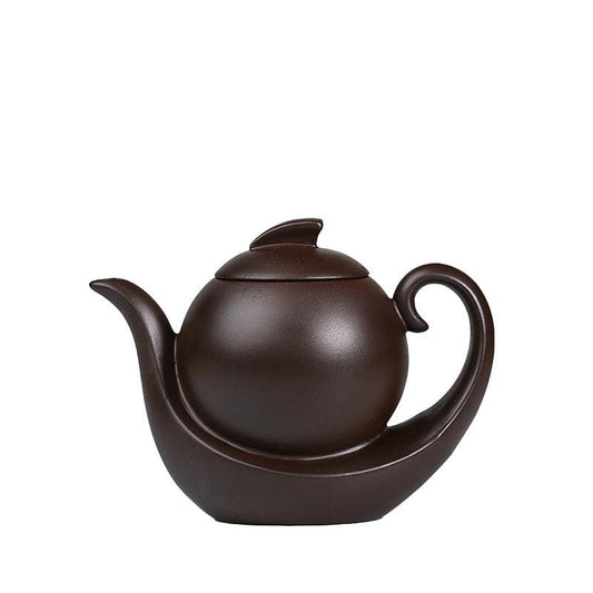 Théière artisanale en argile violette – 360 ml